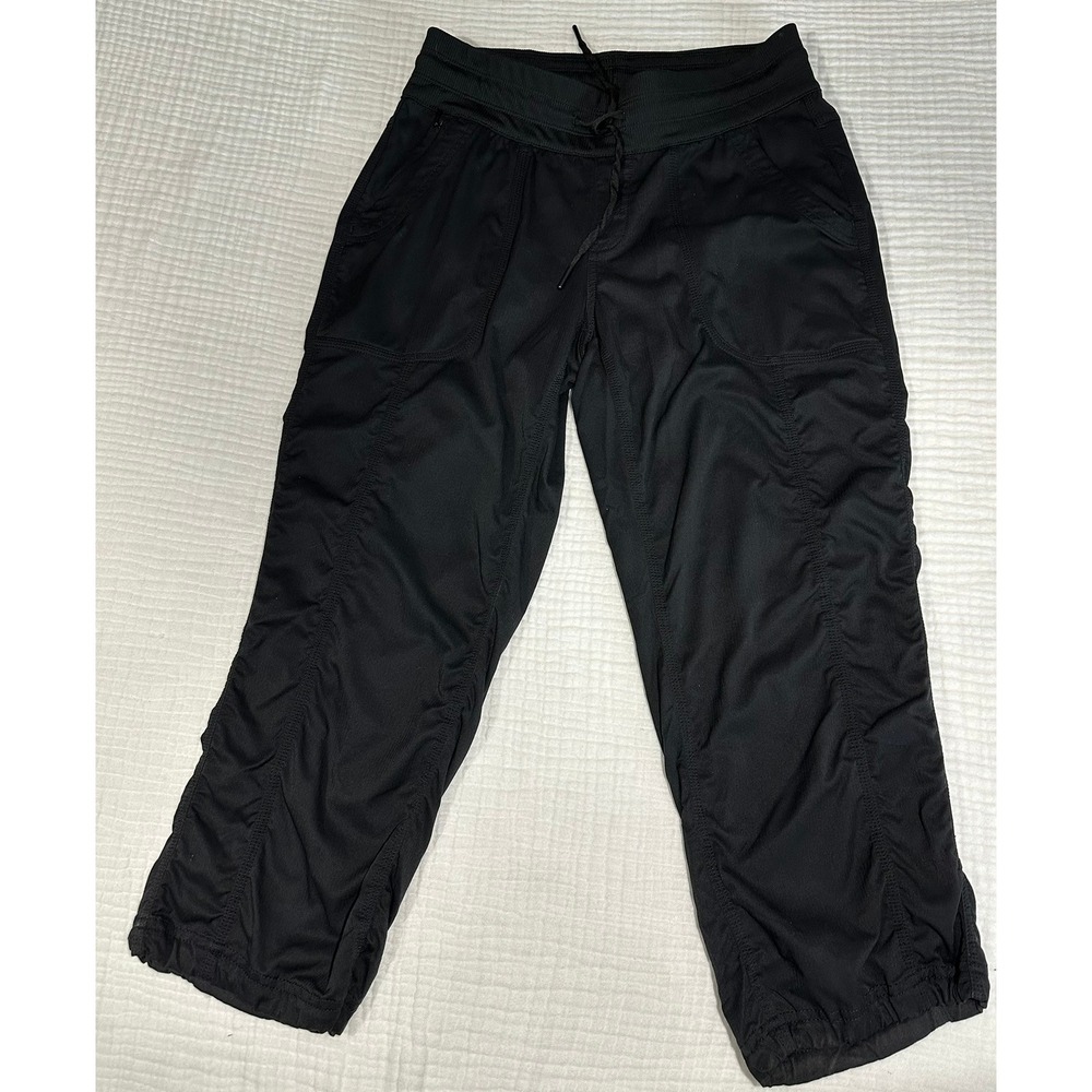 The‎ North Face Womens Capris Black Activewear Pants Drawstring S/P